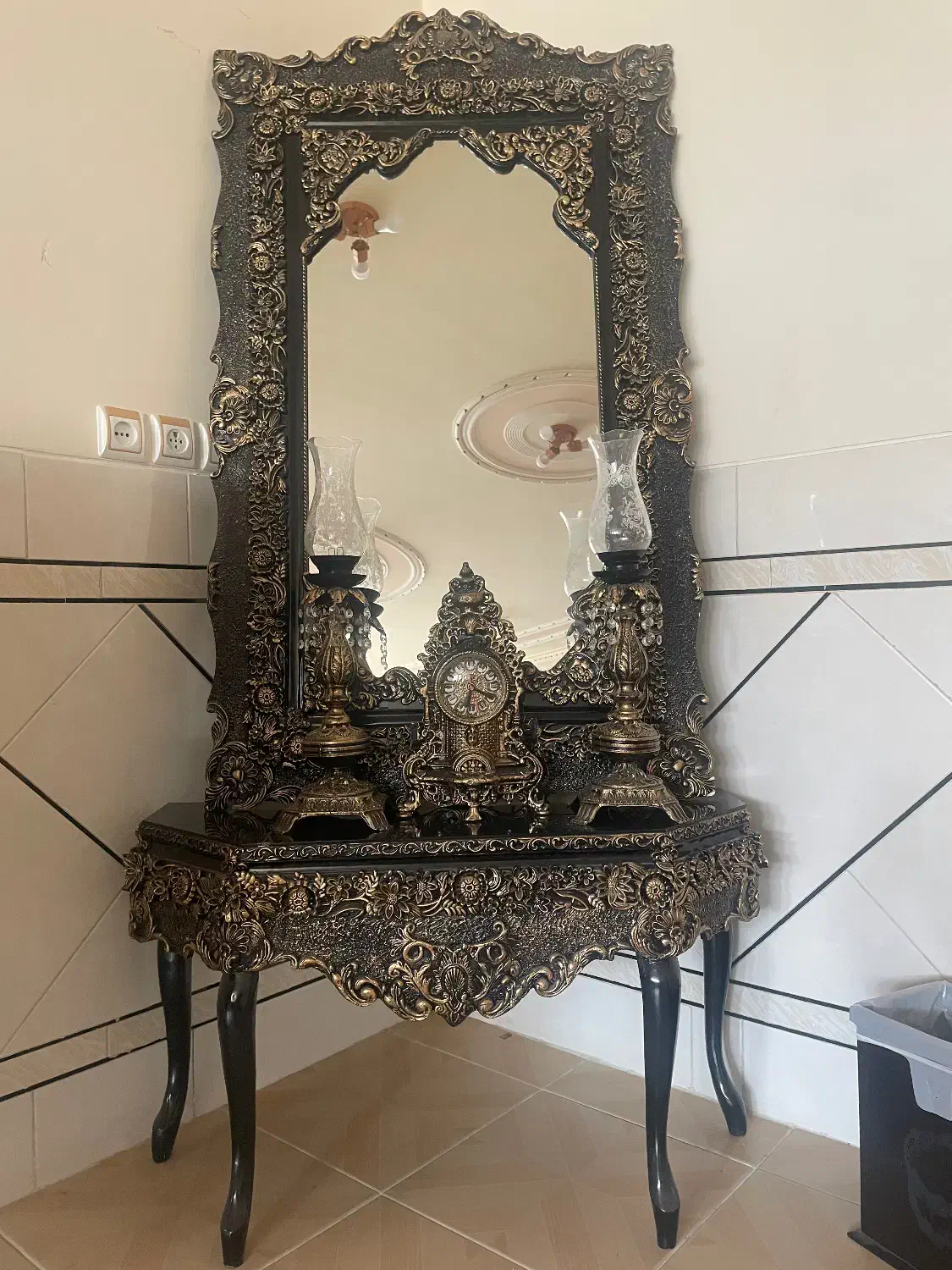 آینه کنسول|آینه|نجف‌آباد, سعدی|دیوار