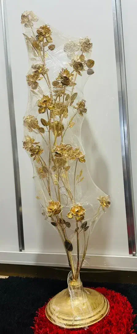 گل طلایی دکوری|مجسمه، تندیس، ماکت|کهنوج, |دیوار