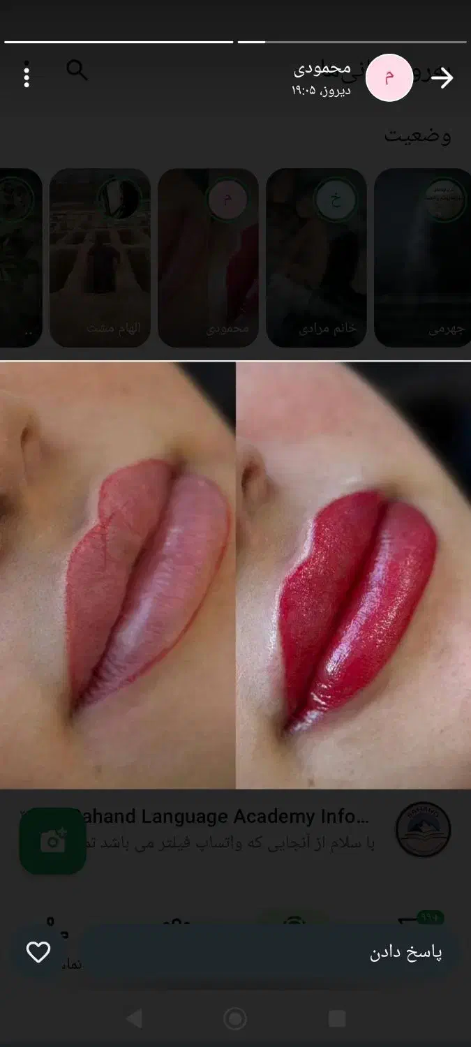 میکاپ شنیون رنگ لایت فیشیال کراتین اپلاسیون اموزش|خدمات آرایشگری و زیبایی|جهرم, |دیوار