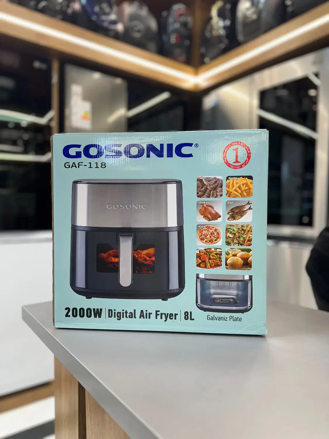 سرخکن گوسونیک ۸ لیتری|اجاق گاز و لوازم برقی پخت‌وپز|بانه, |دیوار