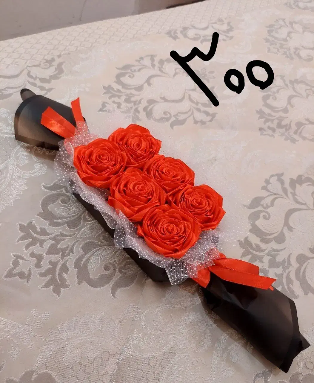 انواع گل روبانی|گل مصنوعی|بروجرد, |دیوار