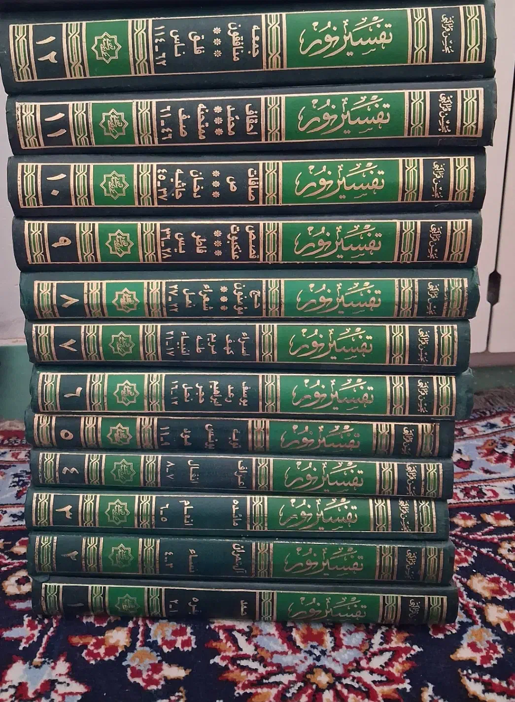 تفسیر نور ۱۲ جلدی استاد معظم محسن قرائتی|کتاب و مجله مذهبی|بناب, |دیوار