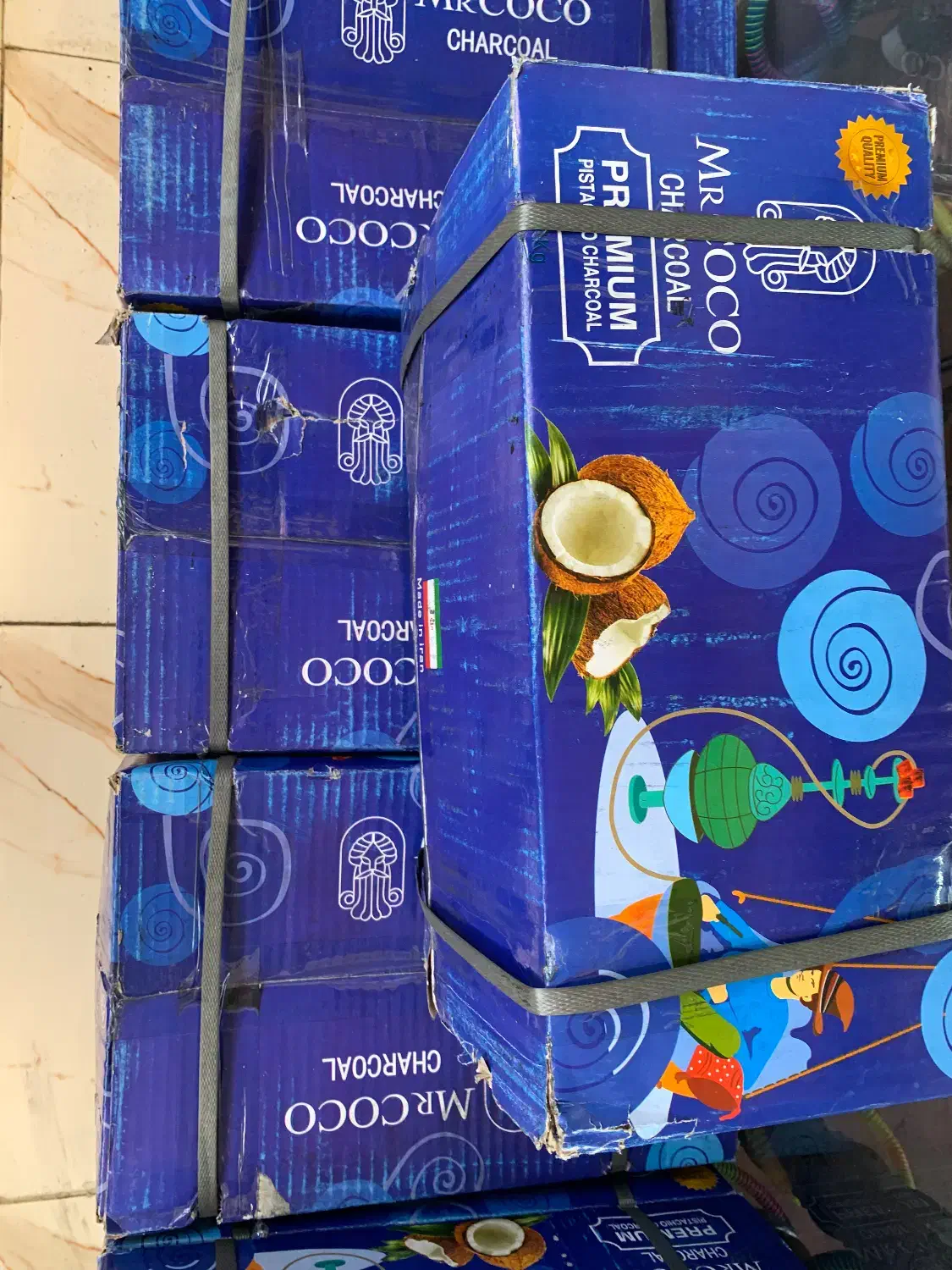 ذغال نارگیل برند مستر کوکو|عمدهفروشی|اهواز, کوی طلاب|دیوار