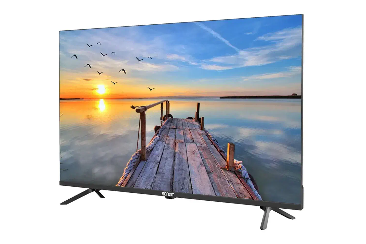 تلویزیون هوشمند 43 صنام اندروید در حد نو|تلویزیون و پروژکتور|قم, در بهشت|دیوار