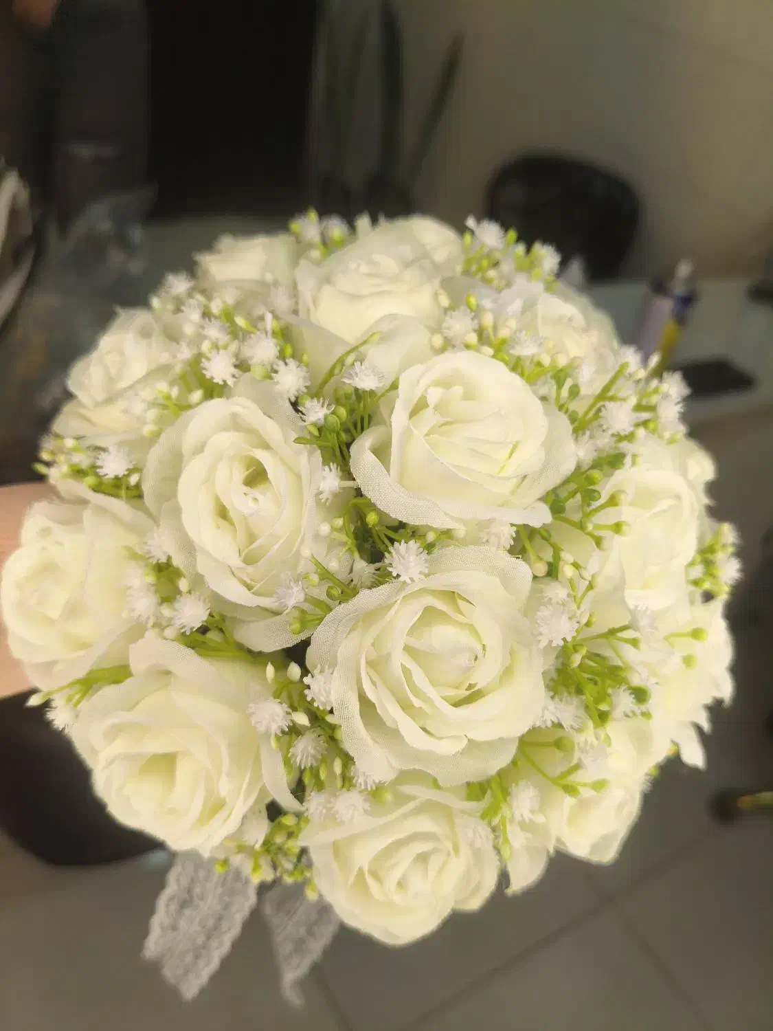 دسته گل عروس|گل مصنوعی|شیراز, شیخ علی چوپان|دیوار