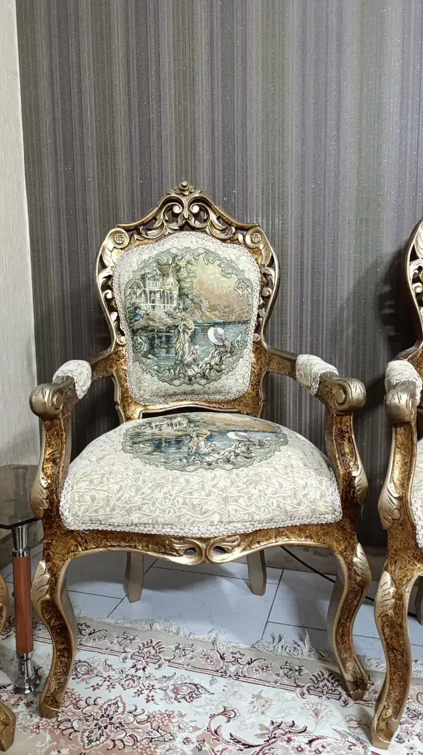 یدست مبل استیل و میز تی وی|مبلمان خانگی و میز عسلی|هشتگرد, شهرک المهدی|دیوار