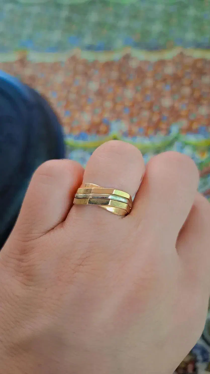 گوشواره و انگشتر طلا|جواهرات|پارس‌آباد, |دیوار