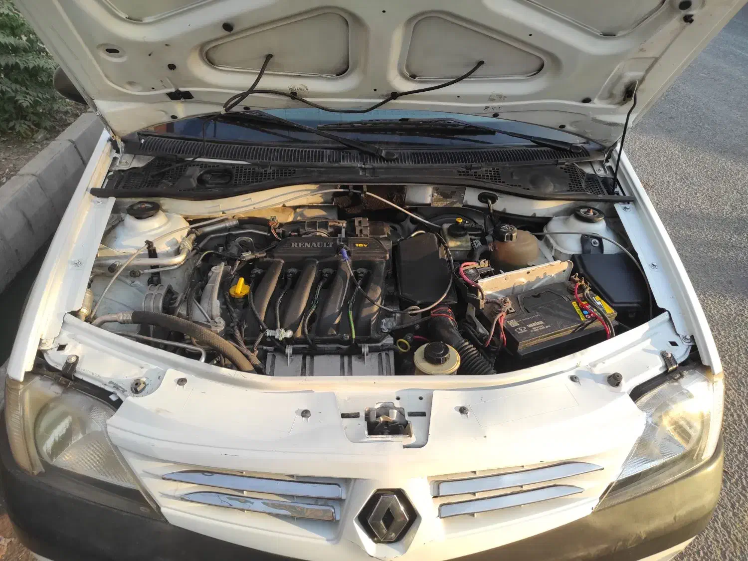 تندر 90 E2 فرانسوی ۱۳۹۱ سفید، سرویسشده|خودرو سواری و وانت|قم, قلعه کامکار|دیوار