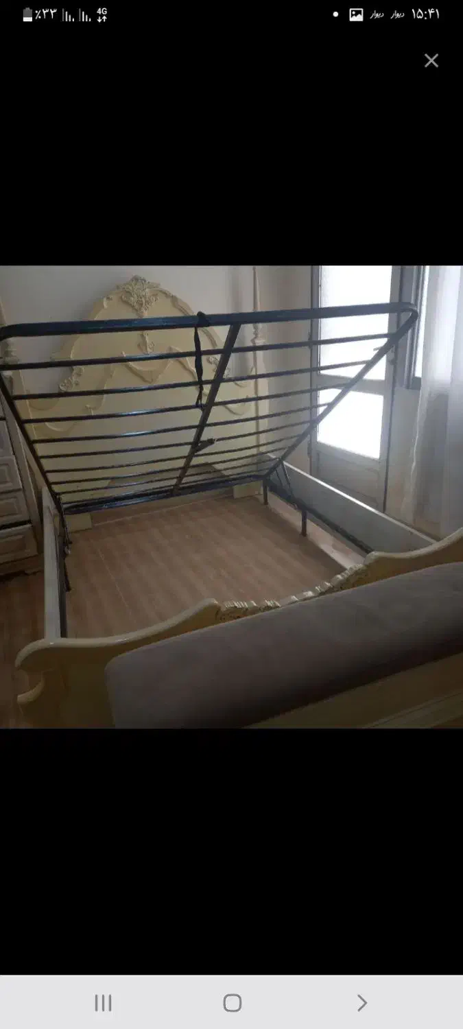 تختخواب همراه پاف|تخت و سرویس خواب|سیاهکل, |دیوار