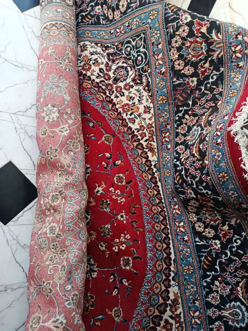 یک عدد فرش 3 در4 یک عددکناره|فرش|سبزوار, گلشن|دیوار