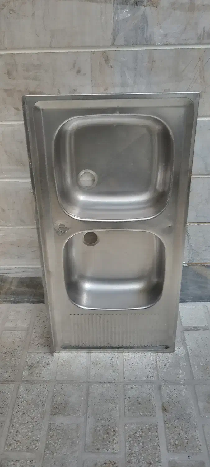 سینگ ظرفشویی دو‌لگنه‌|مصالح و تجهیزات ساختمان|فردیس, شهرک شهید حسینی|دیوار