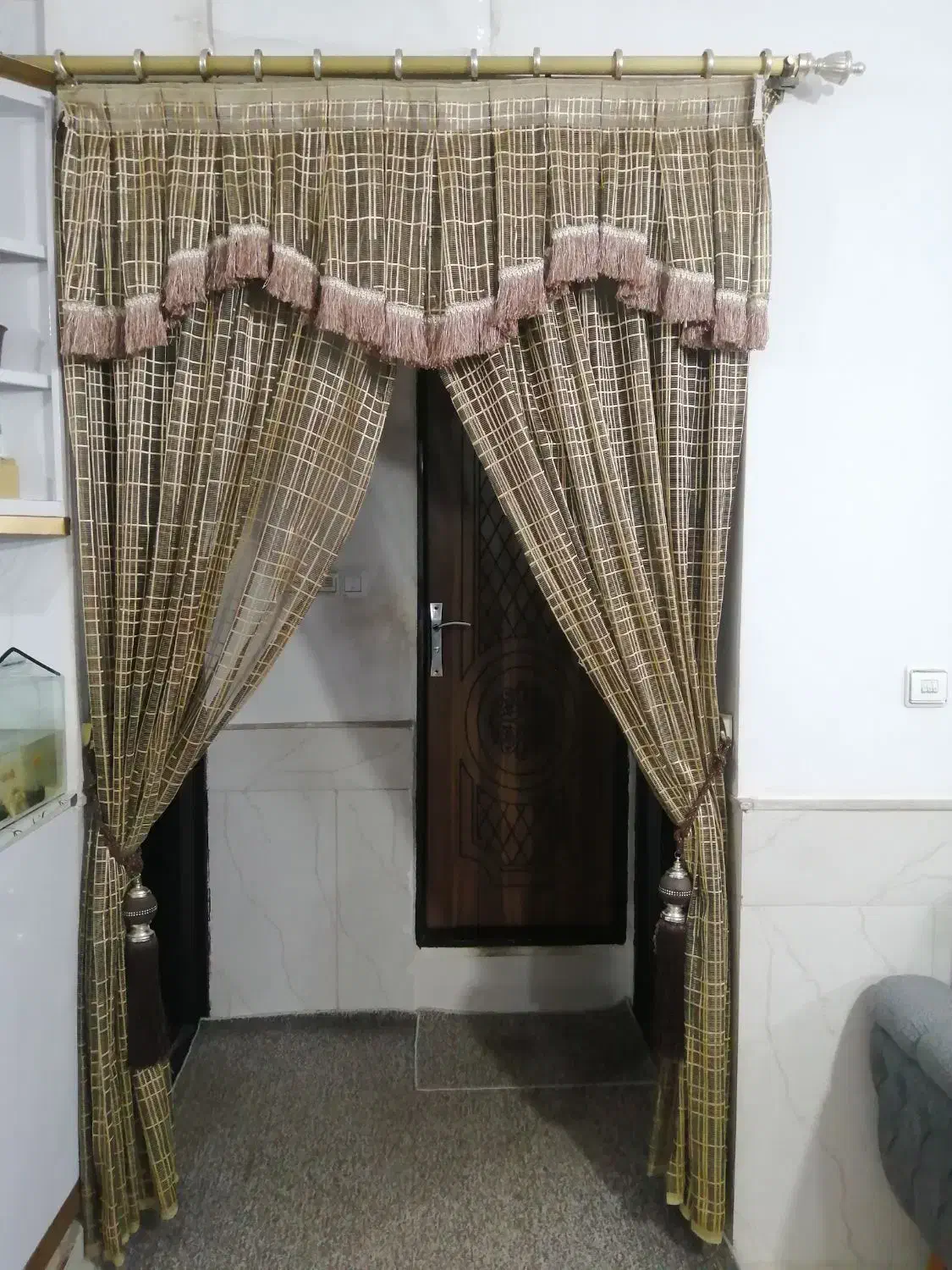 پرده|پرده، رانر، رومیزی|نیشابور, بنیاد شهید|دیوار