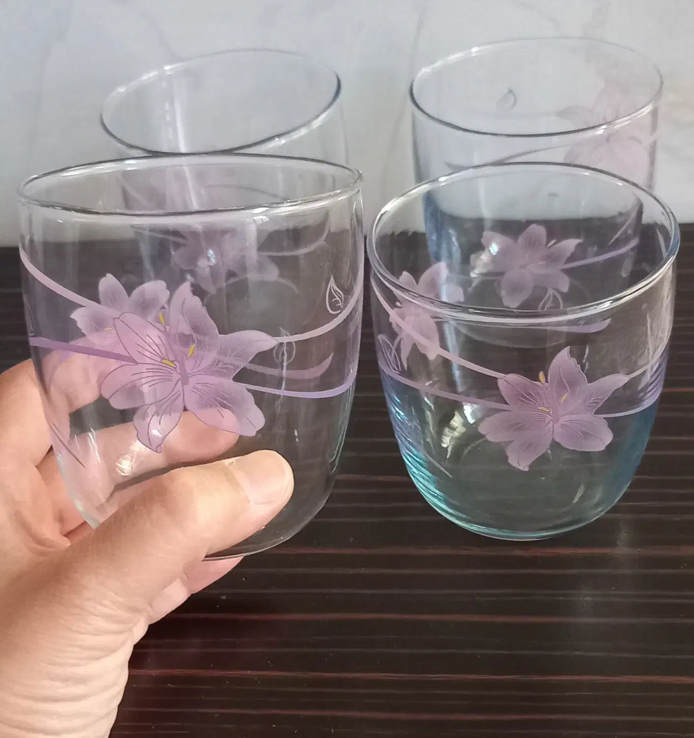 ۴عدد لیوان بلوری|ظروف سرو و پذیرایی|سبزوار, چهارراه فرودگاه|دیوار