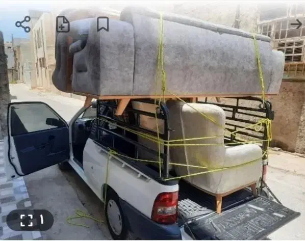 پراید بار وانتی باربری و جابجایی جم عسلویه کنگان|خدمات حمل و نقل|جم, |دیوار