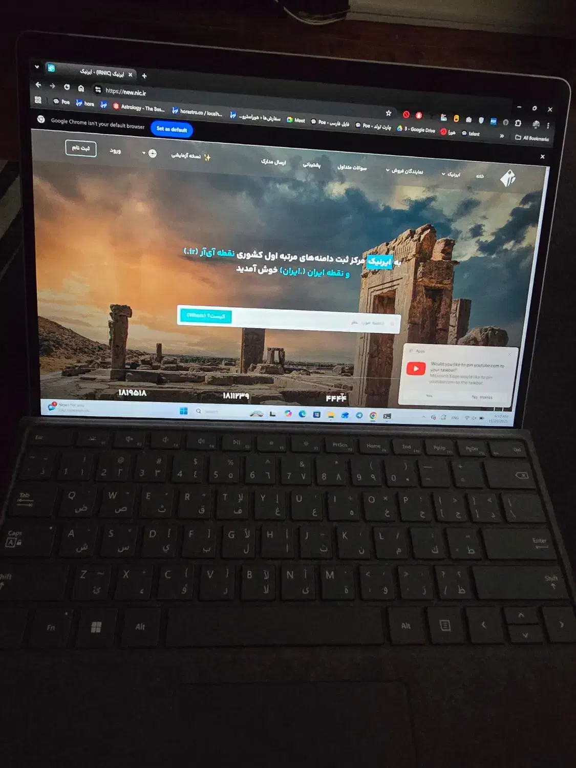 سرفیس پرو ۸ + کیبور و قلم|رایانه همراه|تهران, قزل قلعه|دیوار