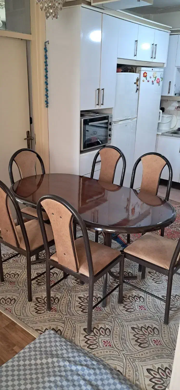 میز ناهارخوری فلزی|میز و صندلی غذاخوری|کرمانشاه, |دیوار