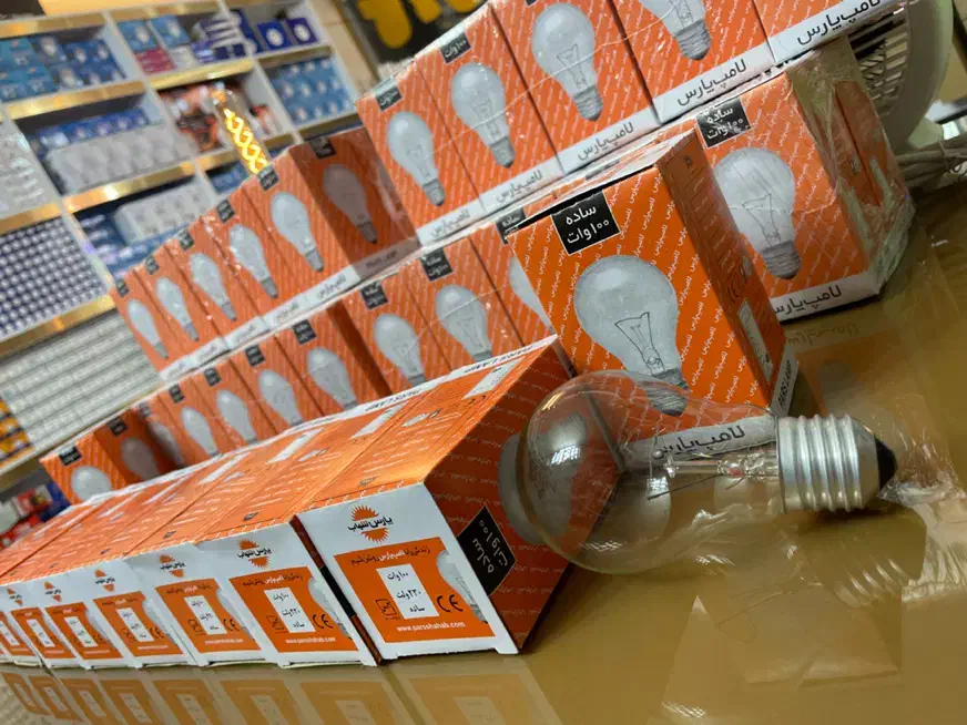 لامپ ۱۰۰ وات رشته ای پارس شهاب|لامپ و چراغ|ملایر, |دیوار