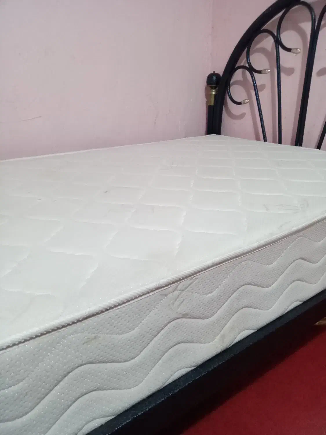 تخت تشک وباکس یکنفره در حدنو|تشک تختخواب|رشت, لاکان|دیوار