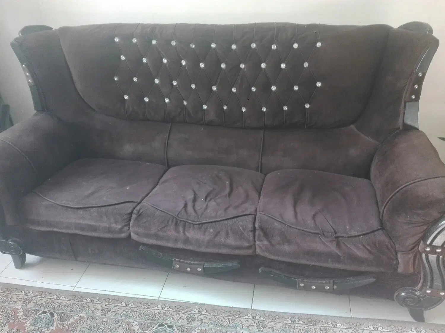 مبل 6 نفره وتخت دو نفره|مبلمان خانگی و میز عسلی|فولادشهر, فولادشهر|دیوار