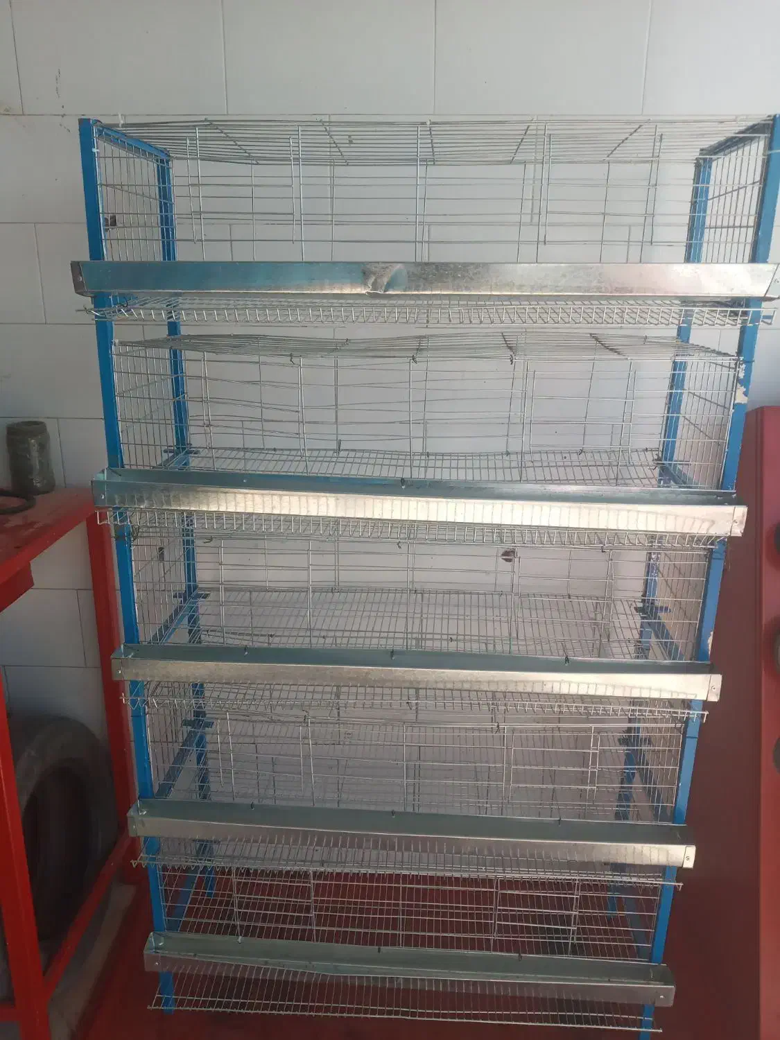 قفس بلدرچین تخم گذار|لوازم جانبی حیوانات|حمیدیا, |دیوار