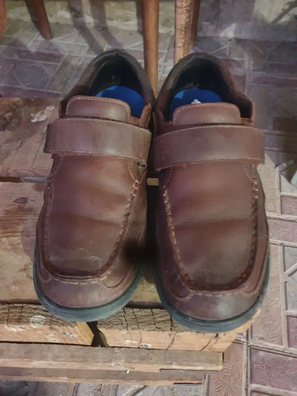 کفش چرم طبیعی سایز ۴۴|کیف، کفش، کمربند|بناب, |دیوار