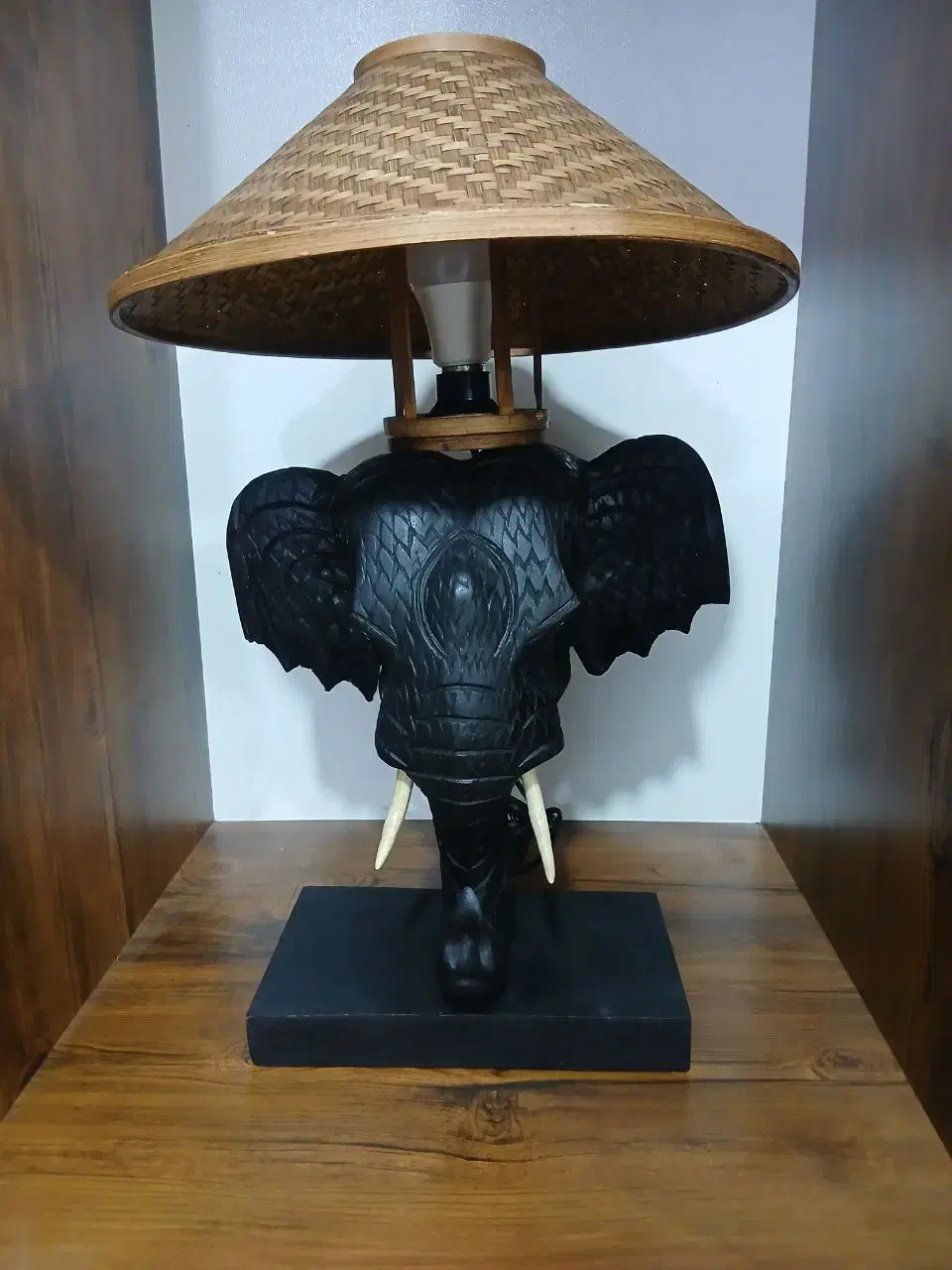 مجسمه چوبی فیل تایلندی|مجسمه، تندیس، ماکت|تهران, نعمت‌آباد|دیوار