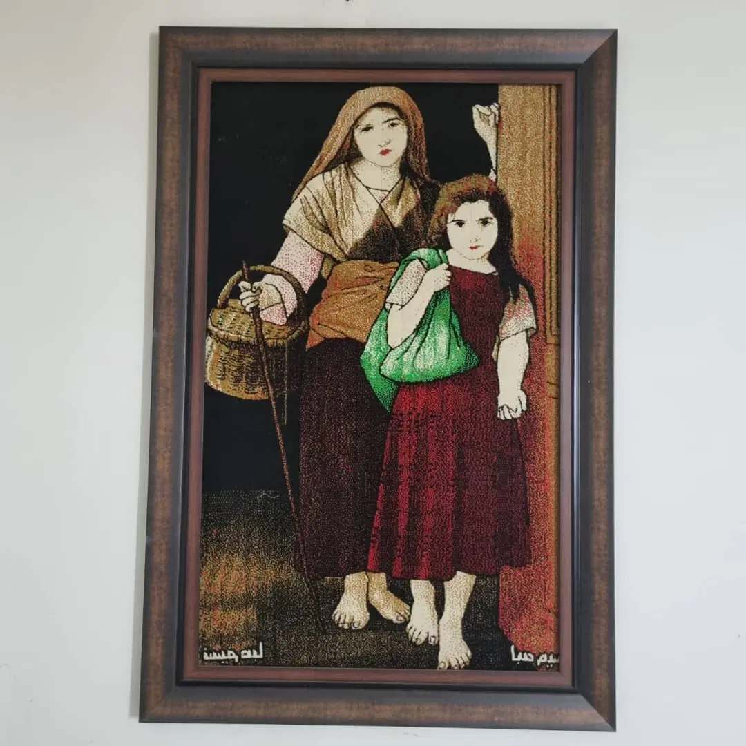 دوعدد تابلو بسیار زیبا که یکی منظره بسیار|تابلو فرش|تهران, آسمان|دیوار