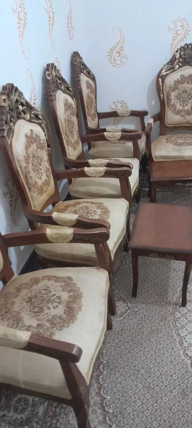 مبل سلطنتی|مبلمان خانگی و میز عسلی|سیلاخور, |دیوار