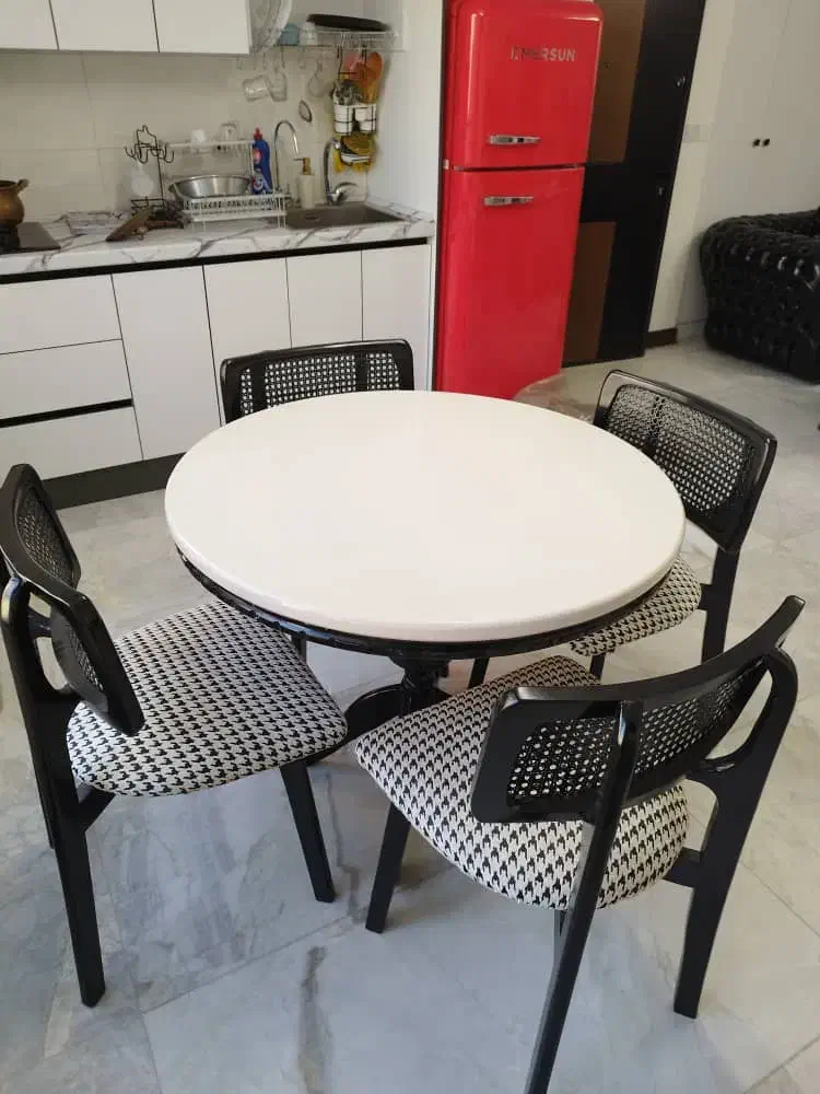 میز و صندلی ناهارخوری تولیدی چوب راش اصل|میز و صندلی غذاخوری|نوشهر, |دیوار