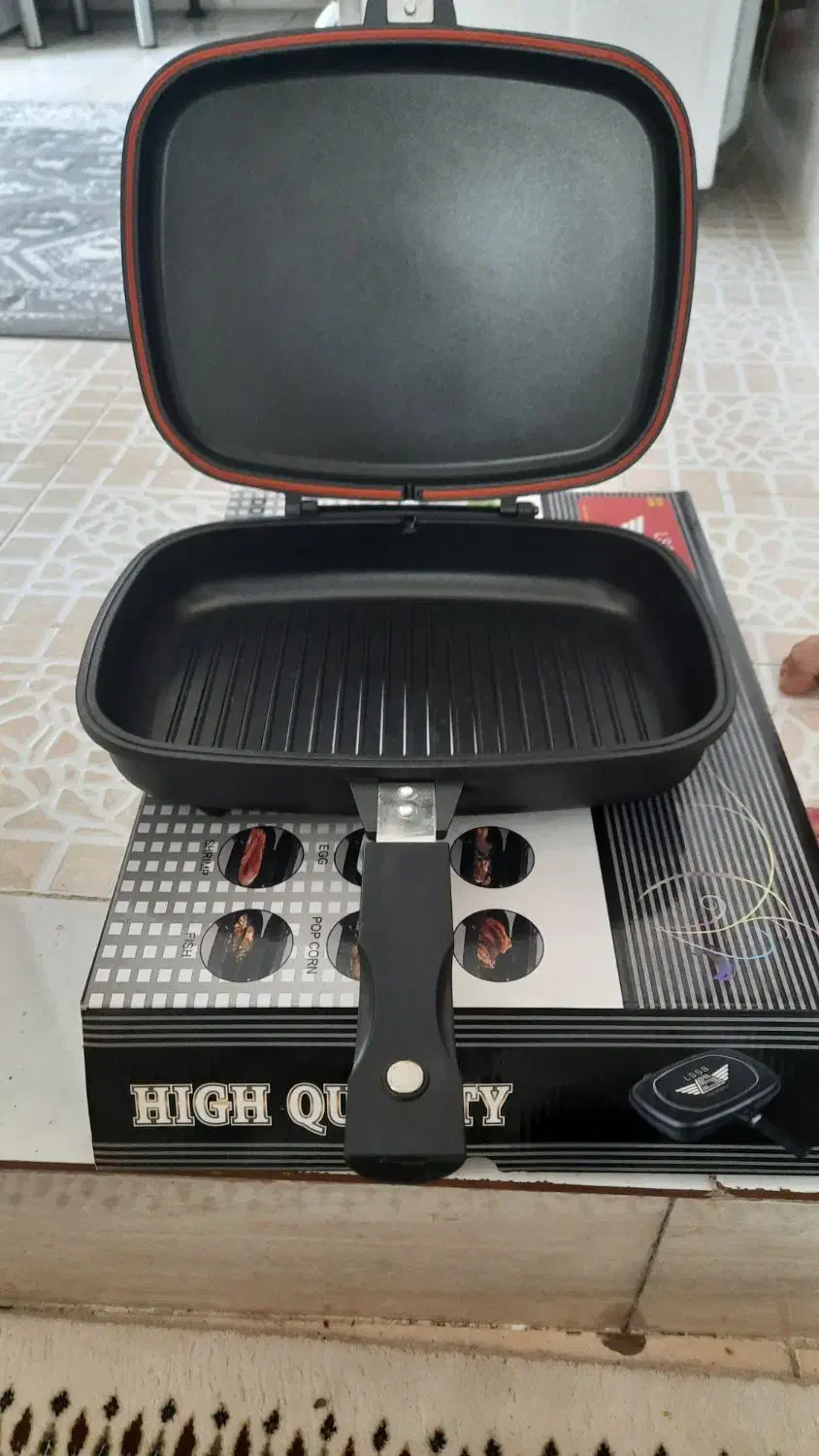 ماهیتابه  دوطرفه رژیمی|ظروف پخت‌وپز|تویسرکان, |دیوار