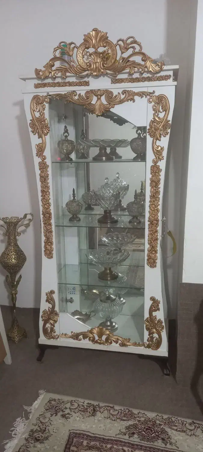 بوفه چوبی|بوفه، ویترین، کنسول|سلماس, |دیوار