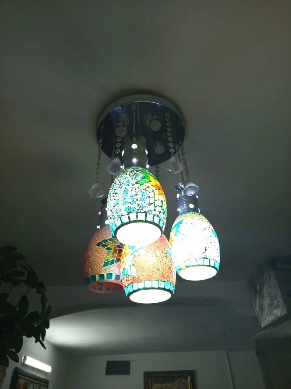 لوستر|لوستر و چراغ آویز|سمنان, |دیوار