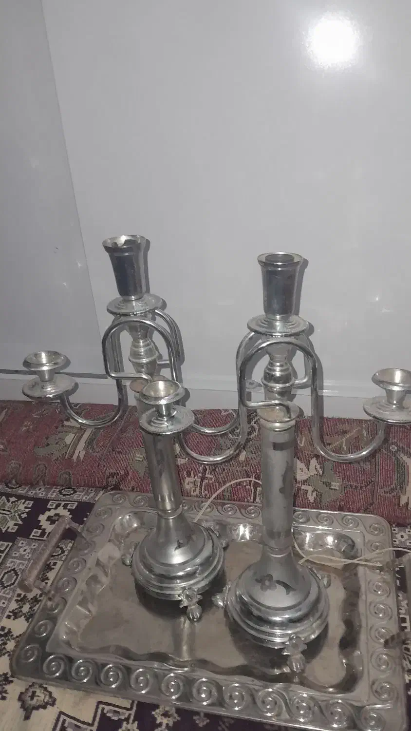 شمع دانی قدیمی|کلکسیون اشیاء عتیقه|خوی, |دیوار