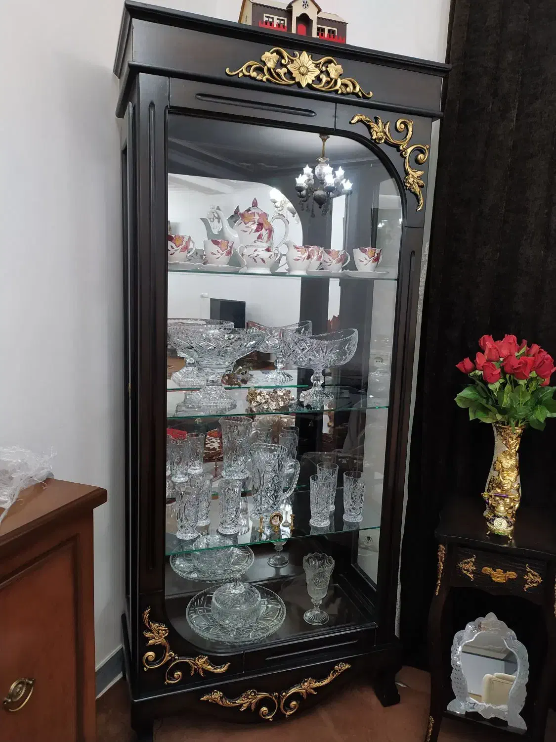 بوفه چوبی|بوفه، ویترین، کنسول|هشترود, |دیوار