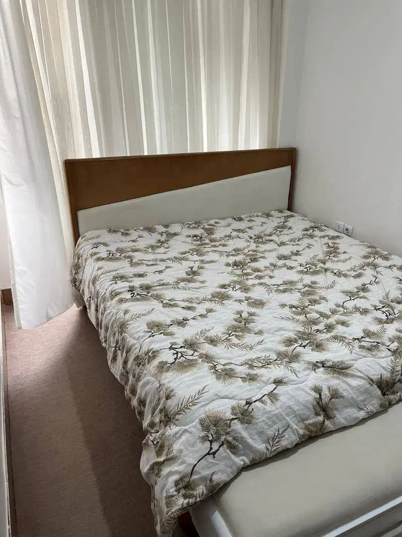 تختخواب دونفره ام دی اف سایز ۱۸۰در۲،تشگ،پاتختی|تخت و سرویس خواب|مهاباد (آذربایجان غربی), |دیوار