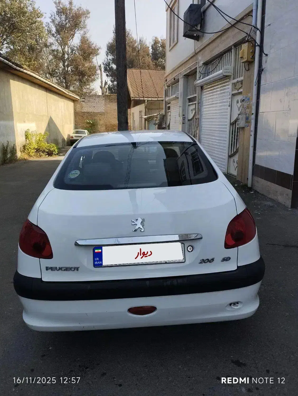 پژو 206 V8|خودرو سواری و وانت|رامسر, |دیوار