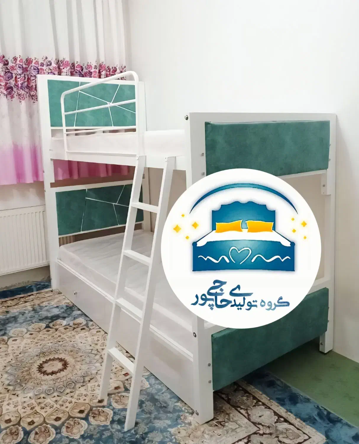 تخت خواب دو طبقه حاجی پور(تختخواب۲دونفره)تشک سپنتا|تخت و سرویس خواب|مشهد, حسین‌آباد|دیوار