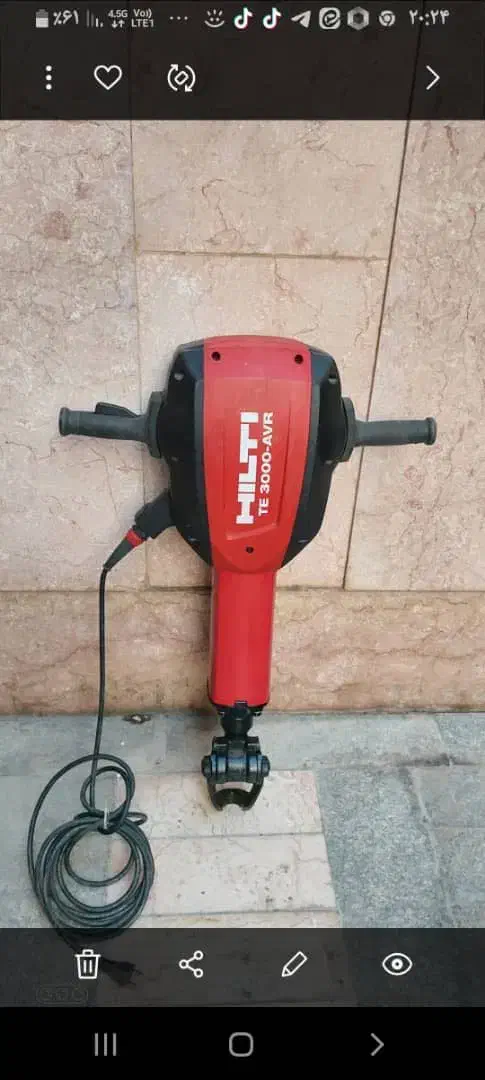 بتن کن و هیلتی ۳۰ کیلویی HILTI.  TE3000|ابزارآلات|تهران, والفجر (افسریه)|دیوار