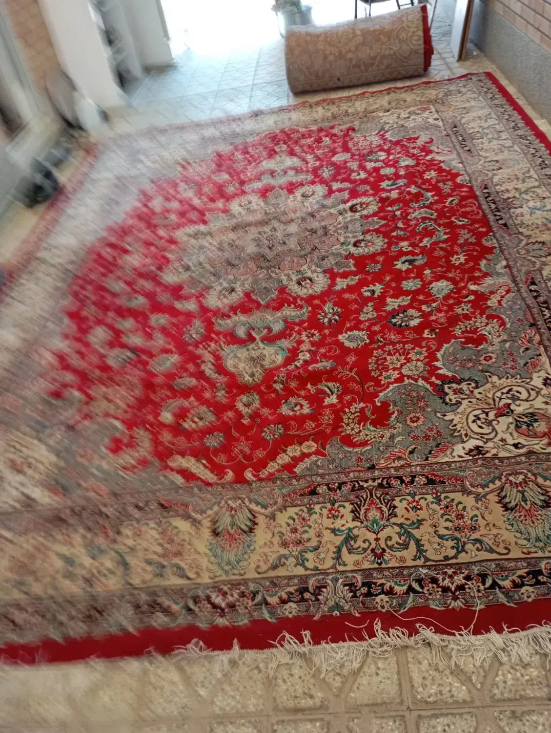 دوتخته فرش12متری|فرش|کوهپایه, |دیوار