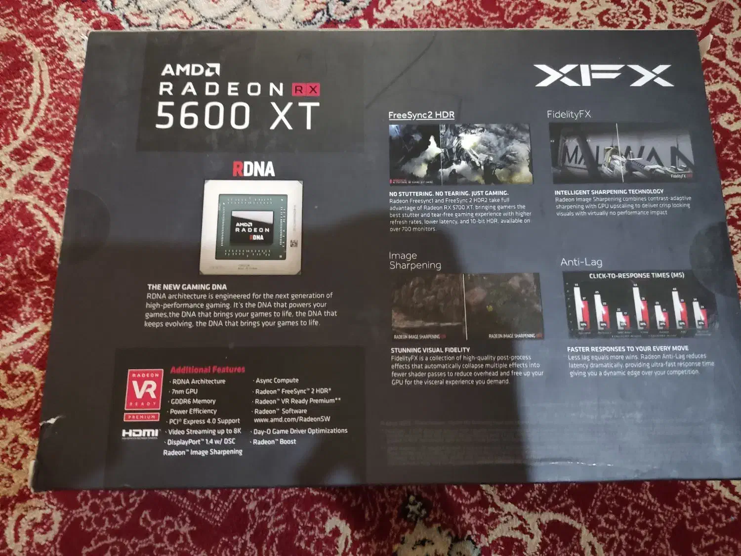 گرافیک 5600 xt|قطعات و لوازم جانبی رایانه|آبادان, |دیوار