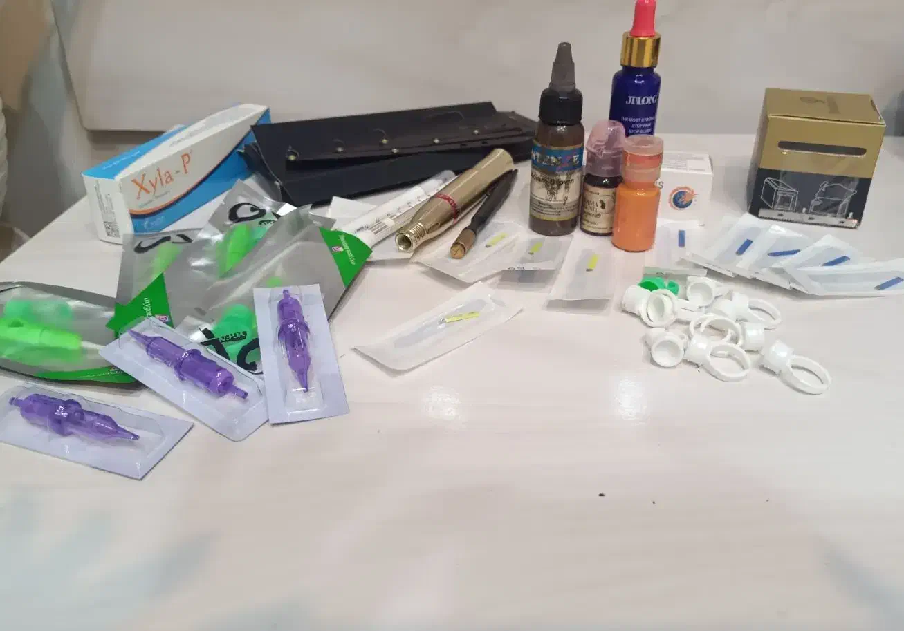 لوازم تاتو ابرو|آرایشی، بهداشتی، درمانی|رشت, گیل|دیوار