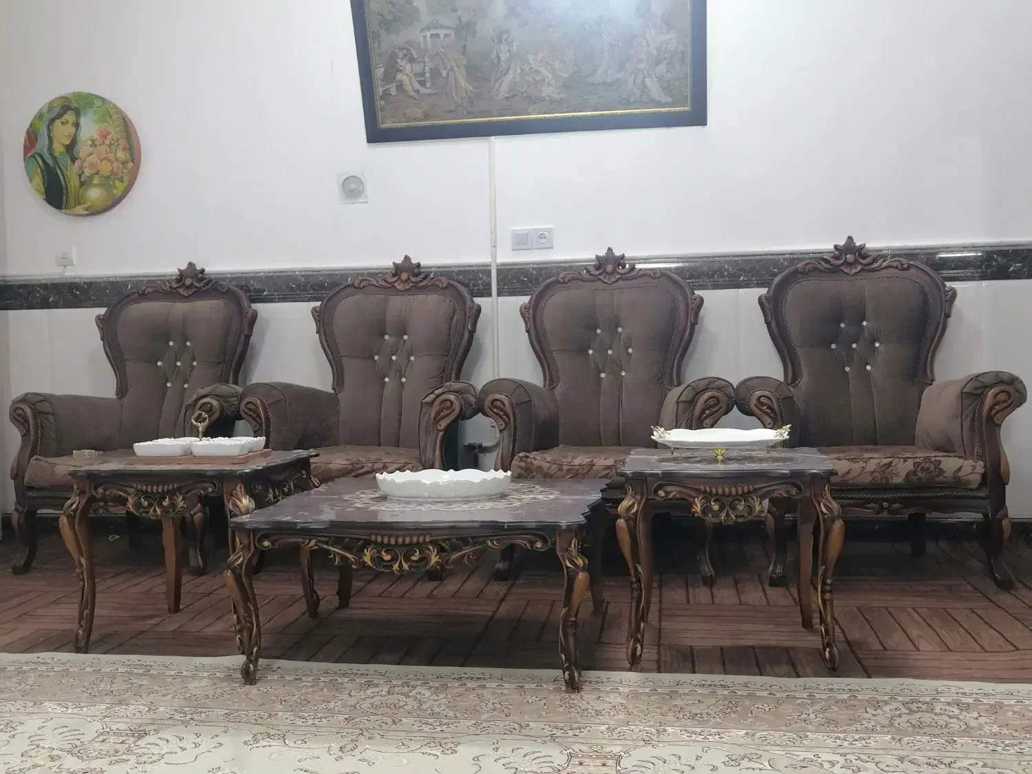 مبل تمیز|مبلمان خانگی و میز عسلی|سلفچگان, |دیوار