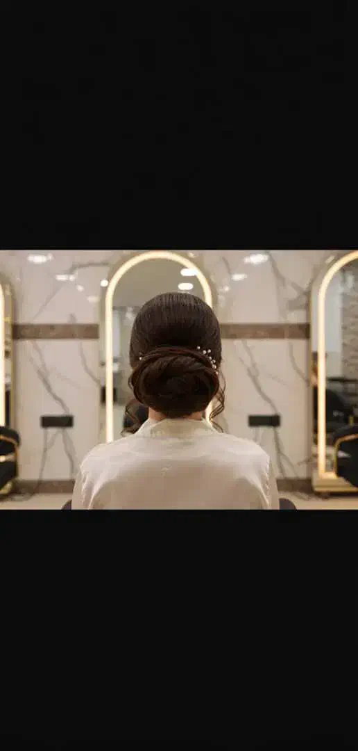 شینیون در عروس سرای ونوس|خدمات آرایشگری و زیبایی|اسلام‌‌آباد غرب, |دیوار