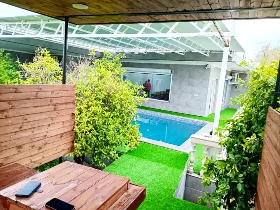 اجاره روزانه باغ ویلا لوکس با استخر آبگرم|اجارهٔ کوتاه‌مدت ویلا و باغ|اندیمشک, |دیوار