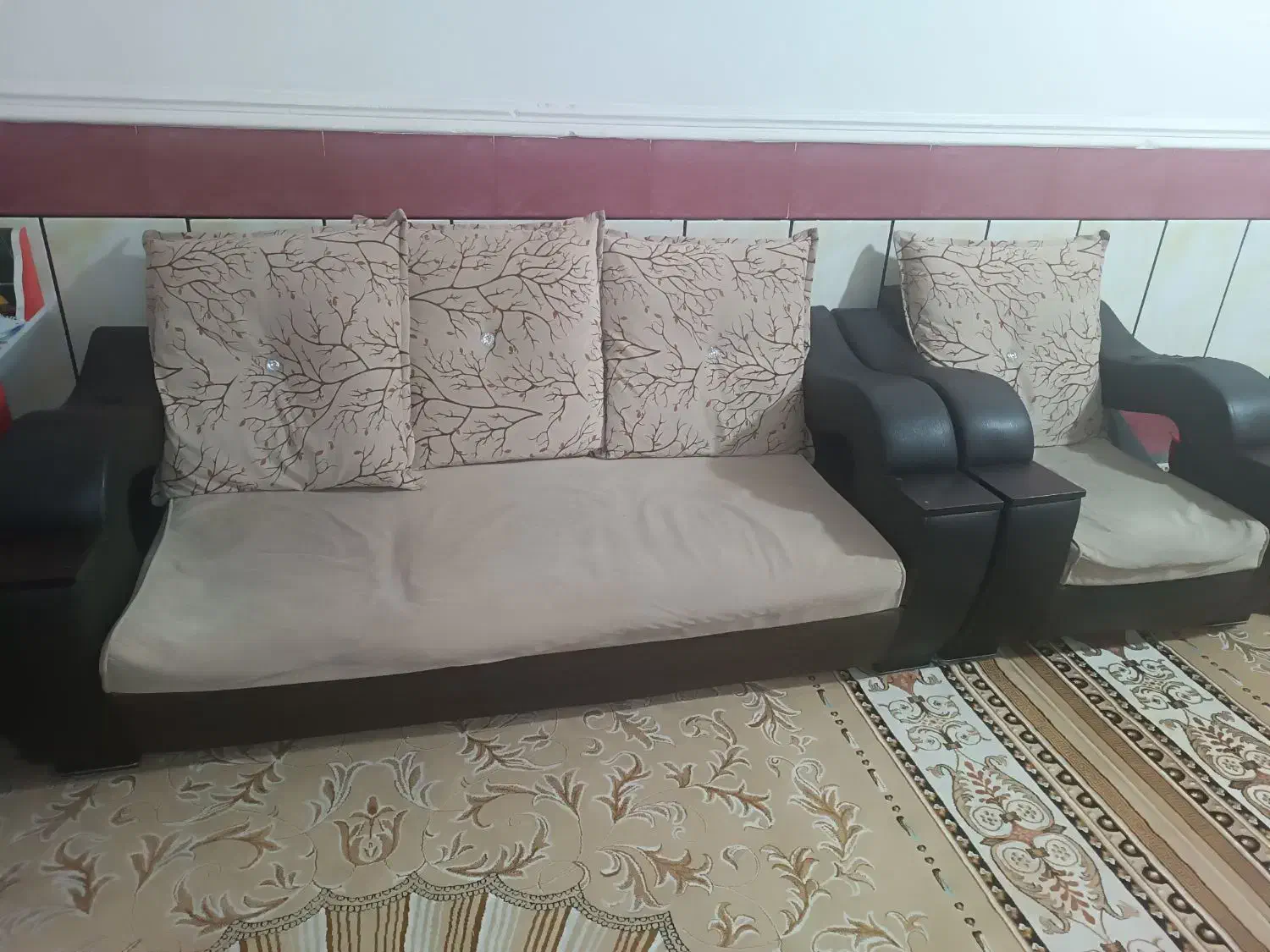 مبل هفت نفره|مبلمان خانگی و میز عسلی|دهدشت, |دیوار