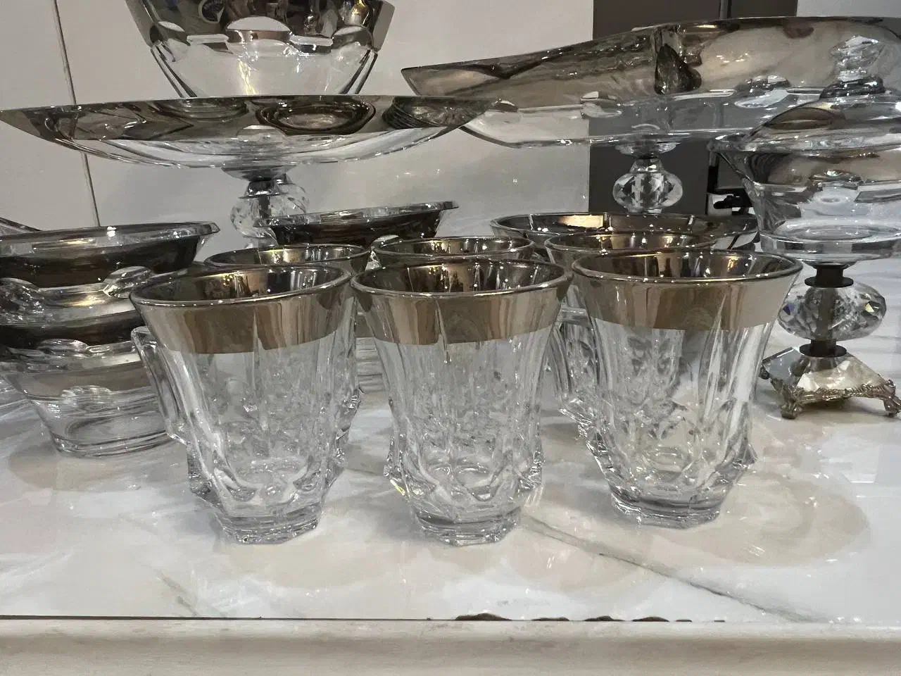 ست30 پارچه کریستال بوهمیا اصل چک|ظروف سرو و پذیرایی|تهران, سازمان آب|دیوار