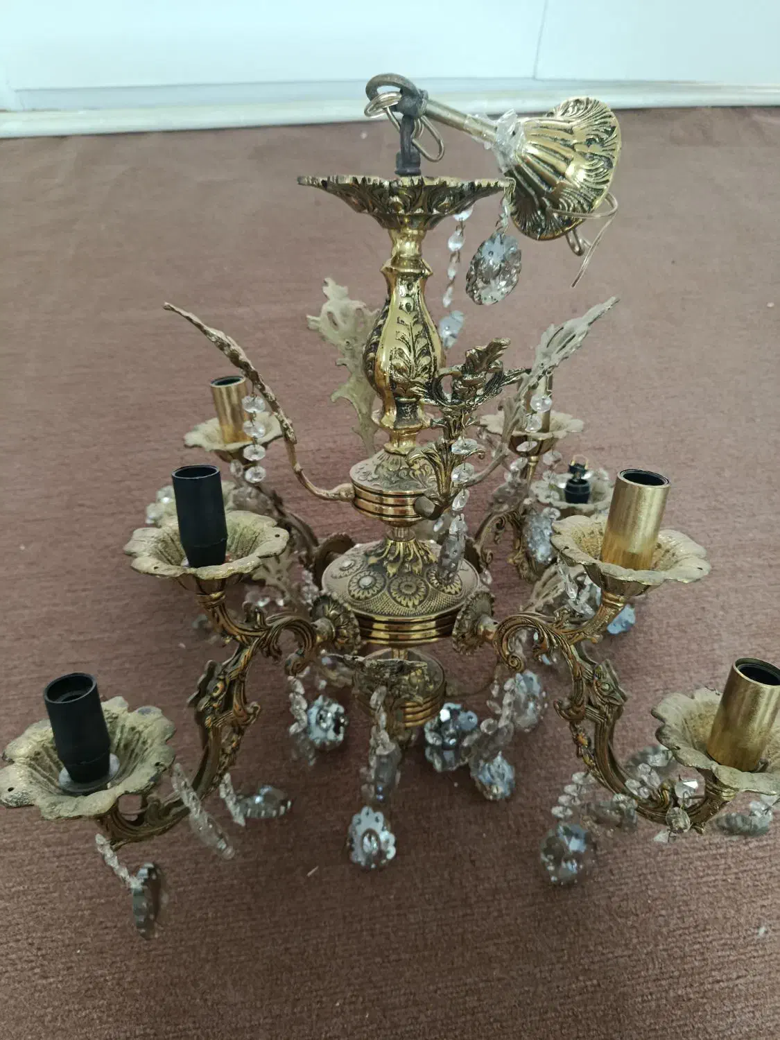 لوستر برنز|لوستر و چراغ آویز|بومهن, |دیوار