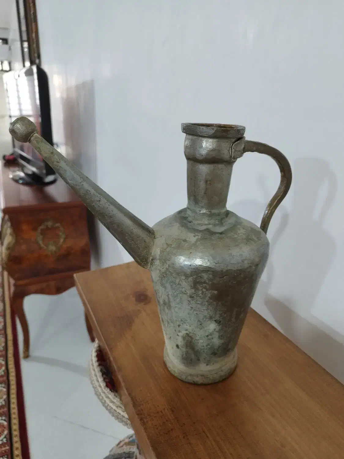 آفتابه مسی قدیمی|کلکسیون اشیاء عتیقه|خرمآباد, |دیوار