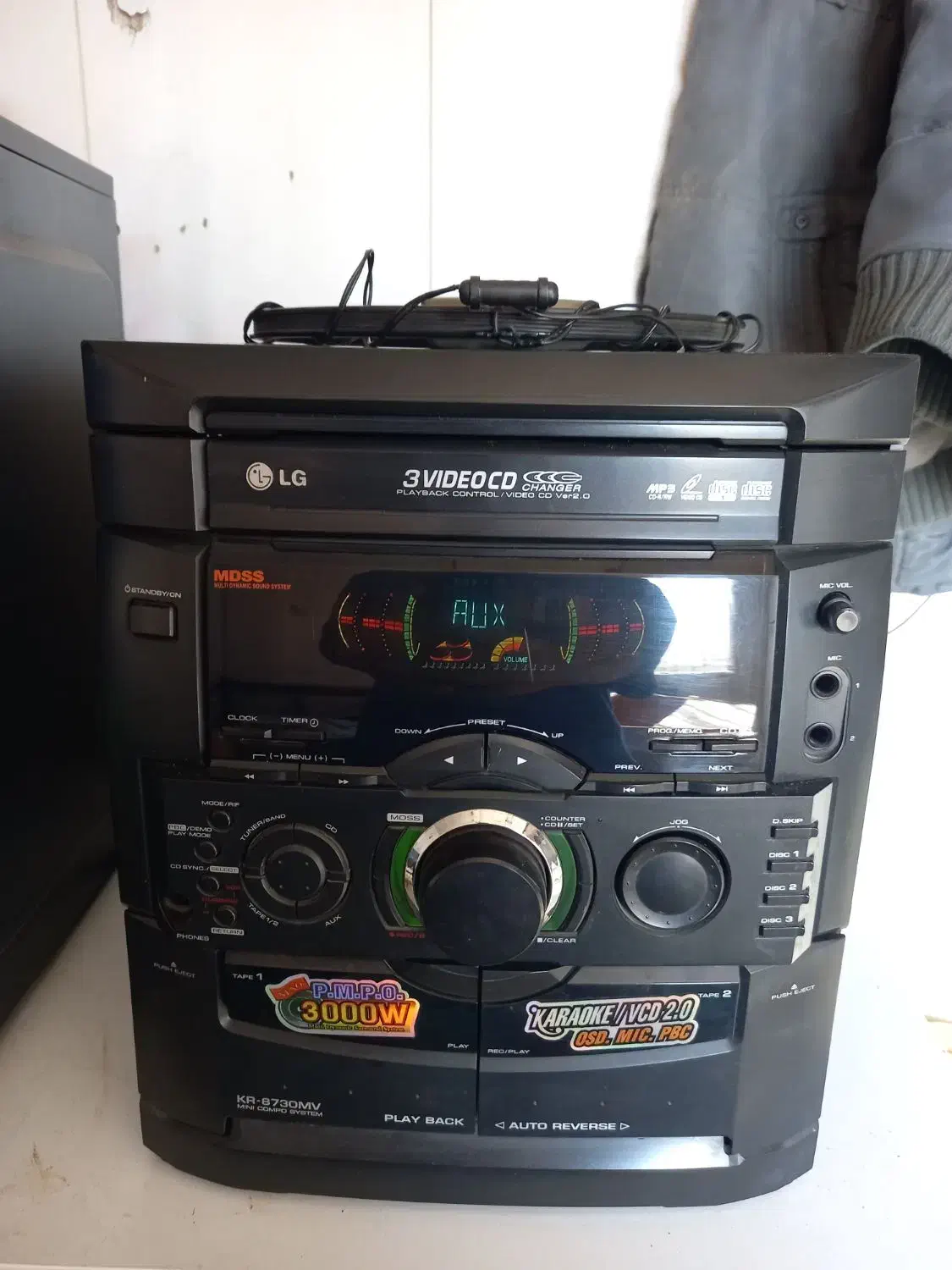 ظبط الجی مدل KR-8730MV نو نو|سیستم صوتی خانگی|هشتگرد, شهرک افشاریه|دیوار