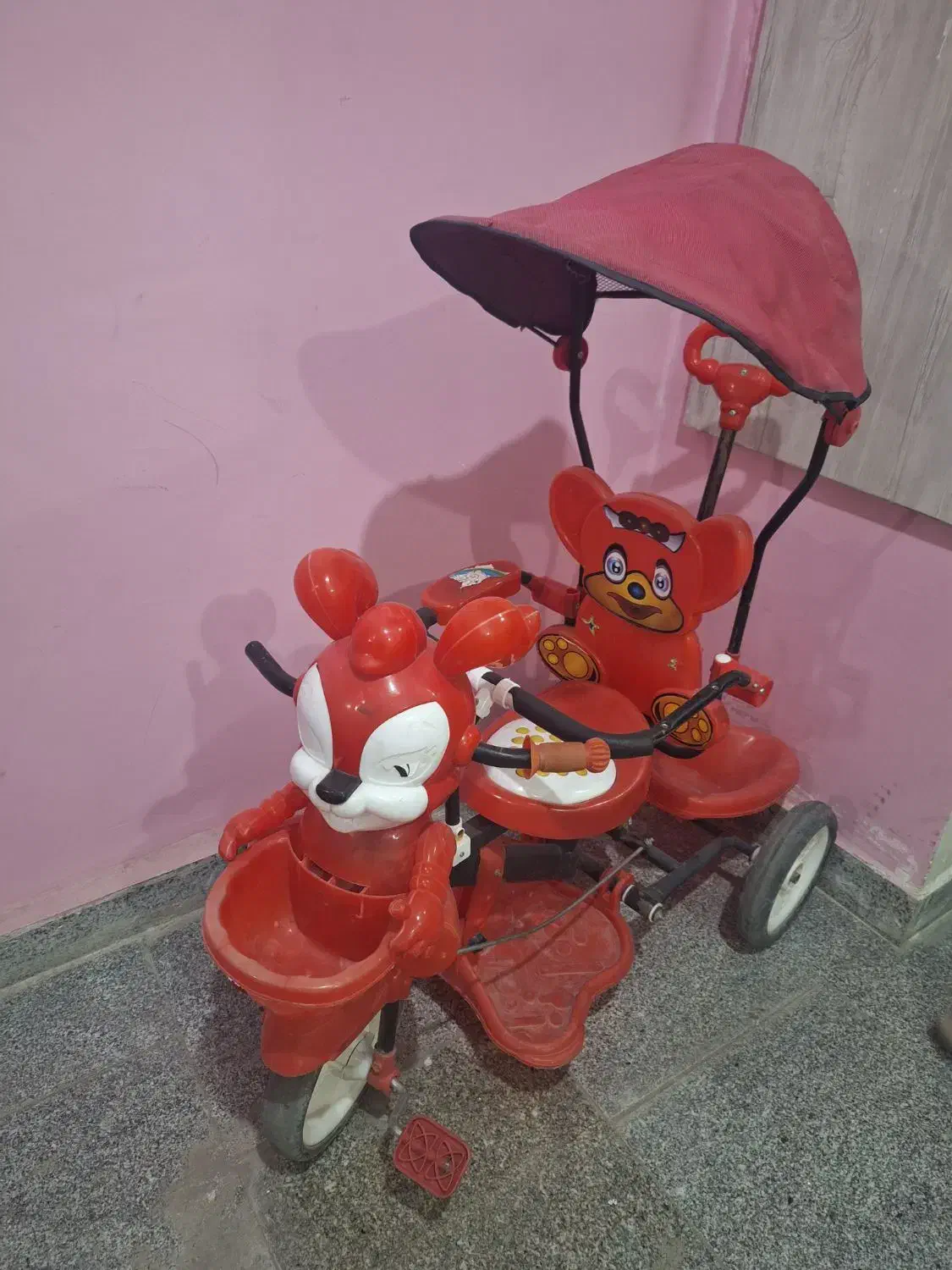 سه چرخه قرمز|دوچرخه، اسکیت، اسکوتر|هشتگرد, شهرک ایران خودرو|دیوار